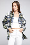 BiBi Textured Shirts With Big Checkered Point Shirt BiBi   