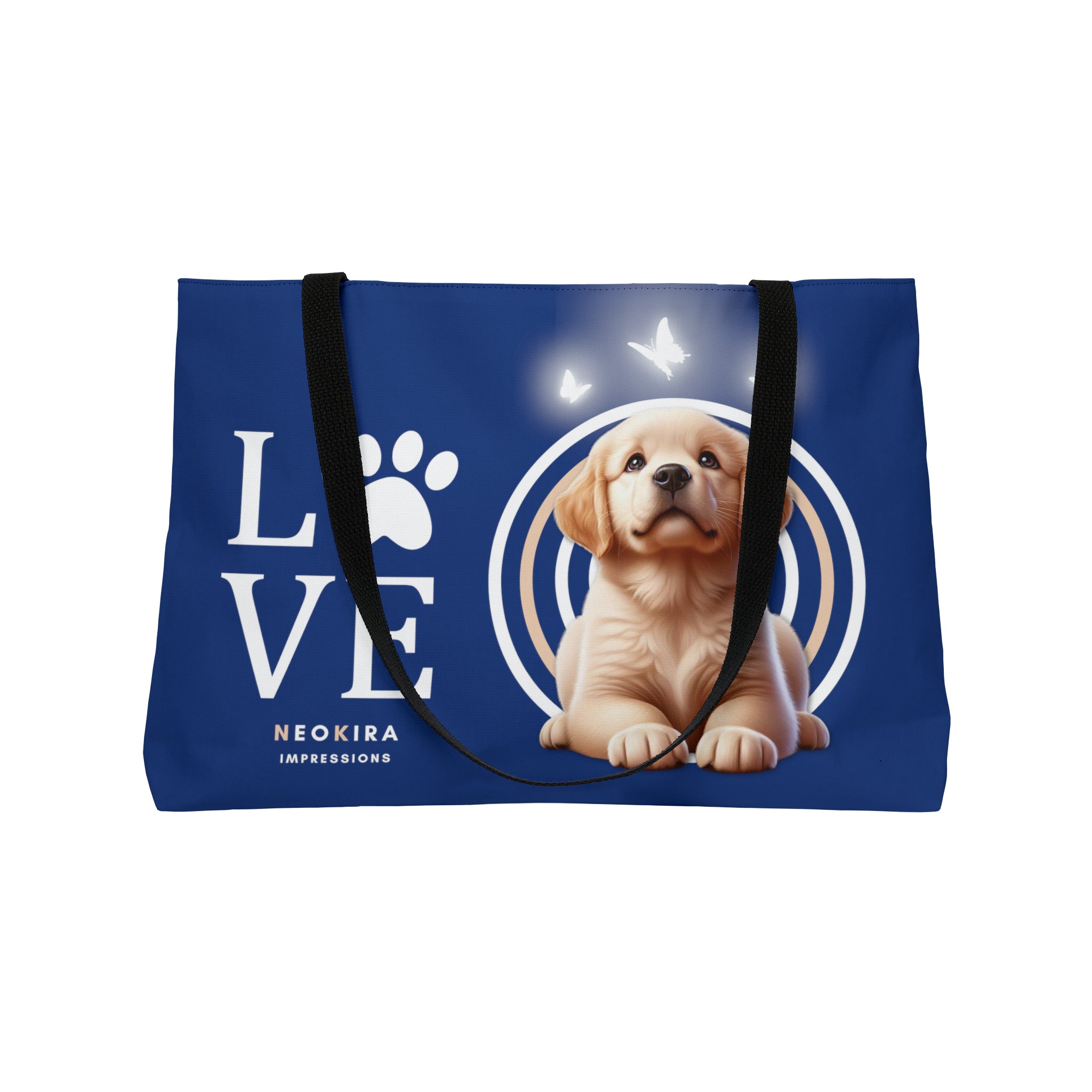 DOG LOVE  Tote Bag Tote Bag Printify   