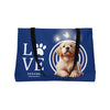 DOG LOVE  Tote Bag Tote Bag Printify   