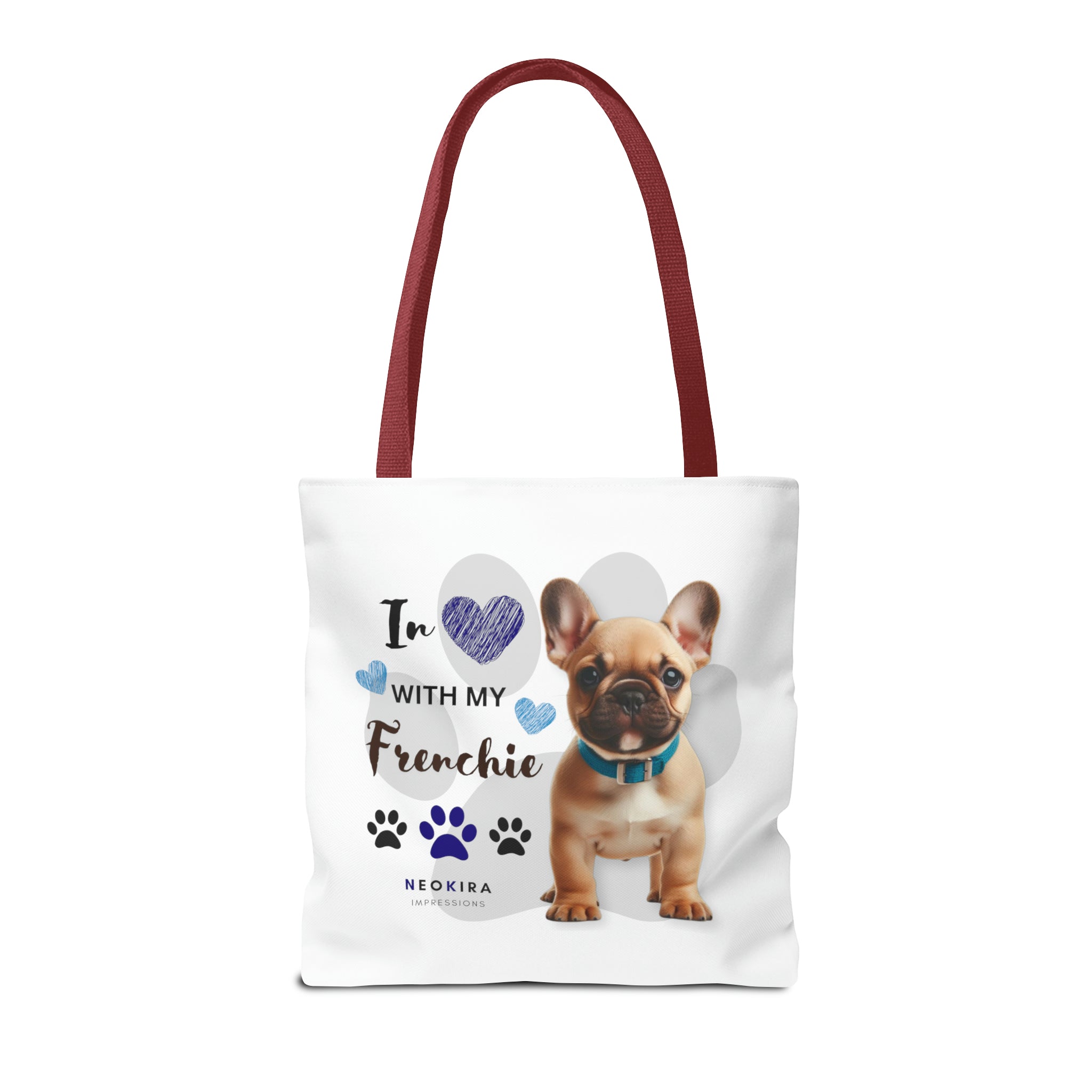 FRENCHIE Tote Bag Tote Bag Printify   