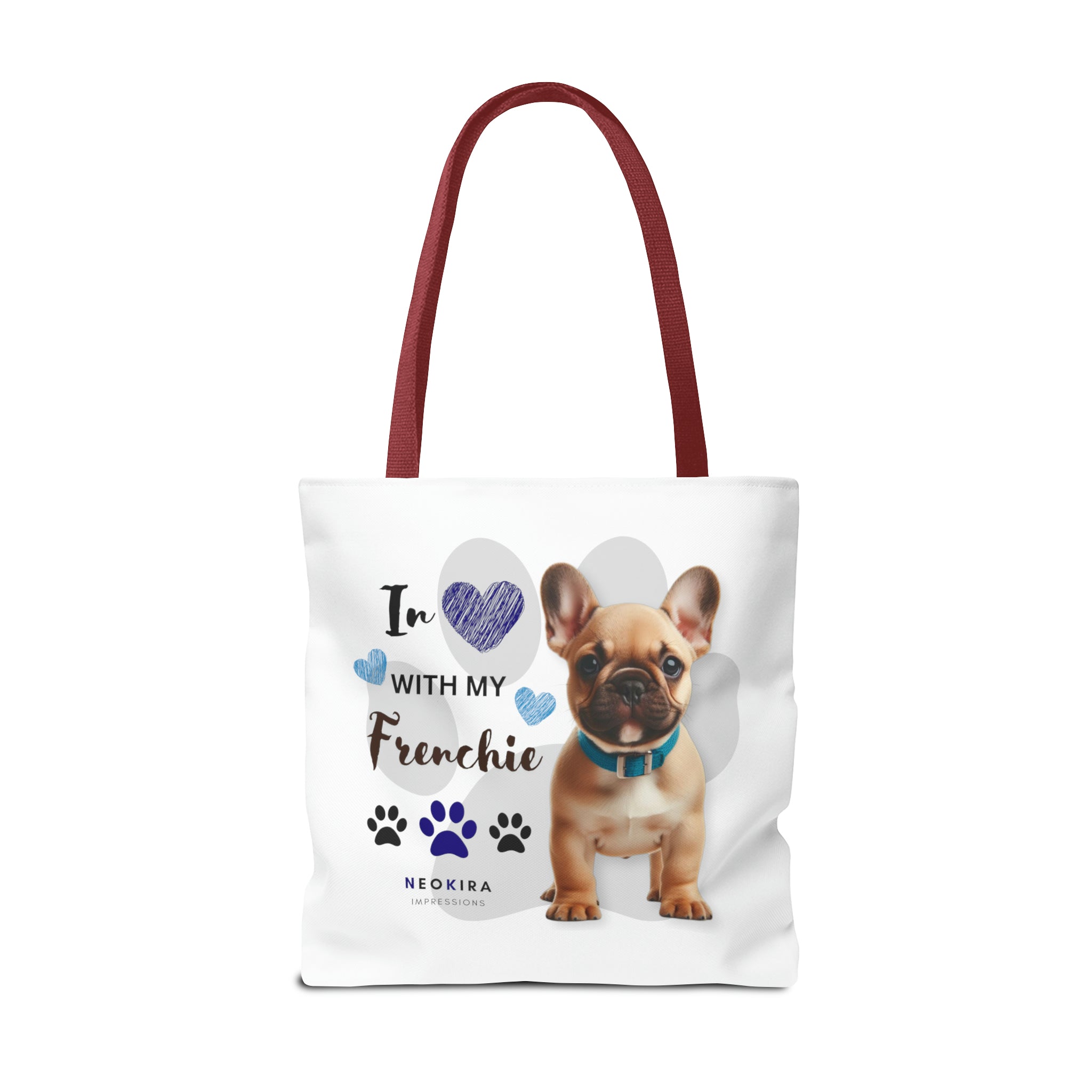 FRENCHIE Tote Bag Tote Bag Printify   