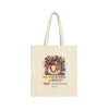 OBVIO QUE TODO ES NECESARIO Cotton Canvas Tote Bag Tote Bag Printify Natural 15" x 16" 