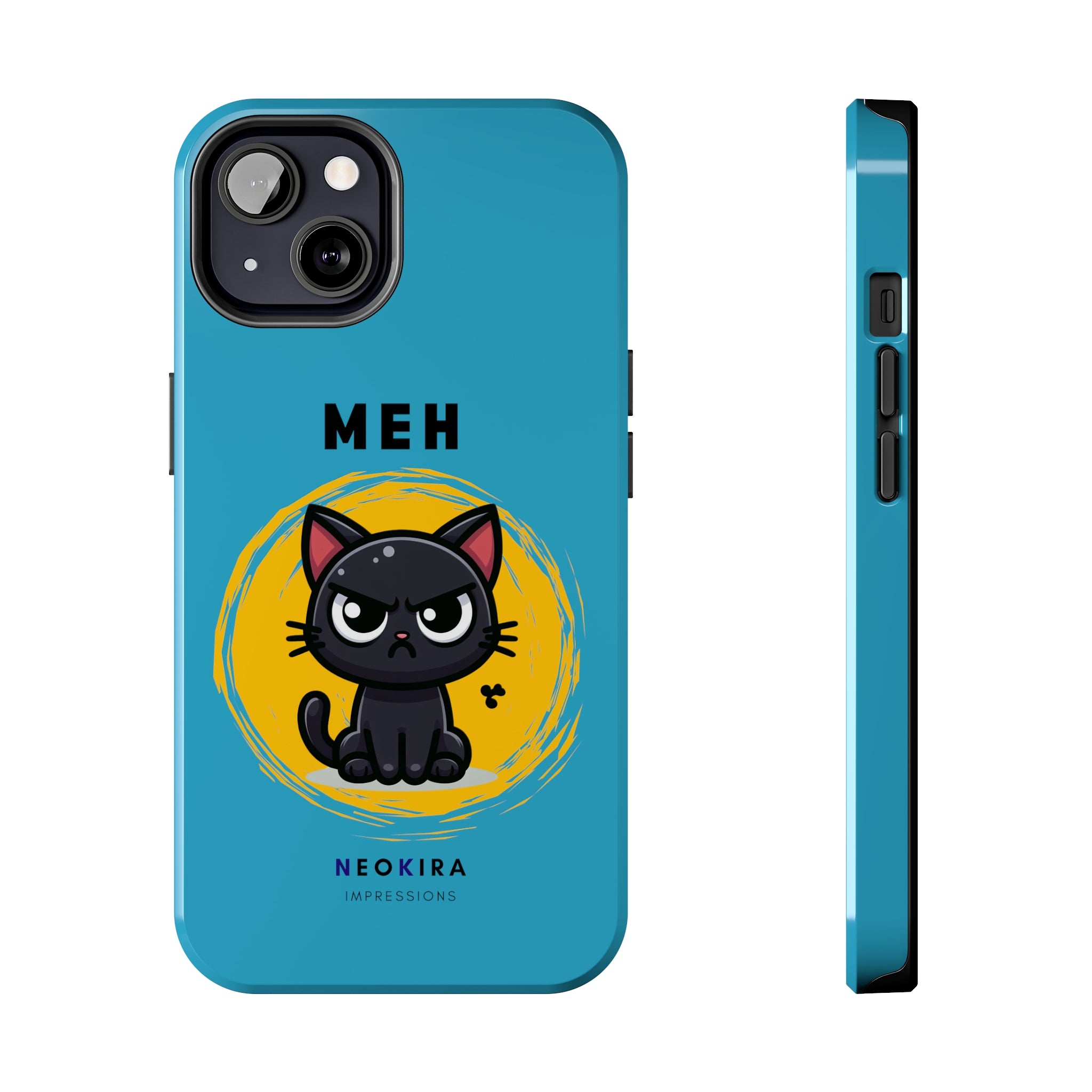 MEH (BLUE) Tough Phone Cases Phone Case Printify   