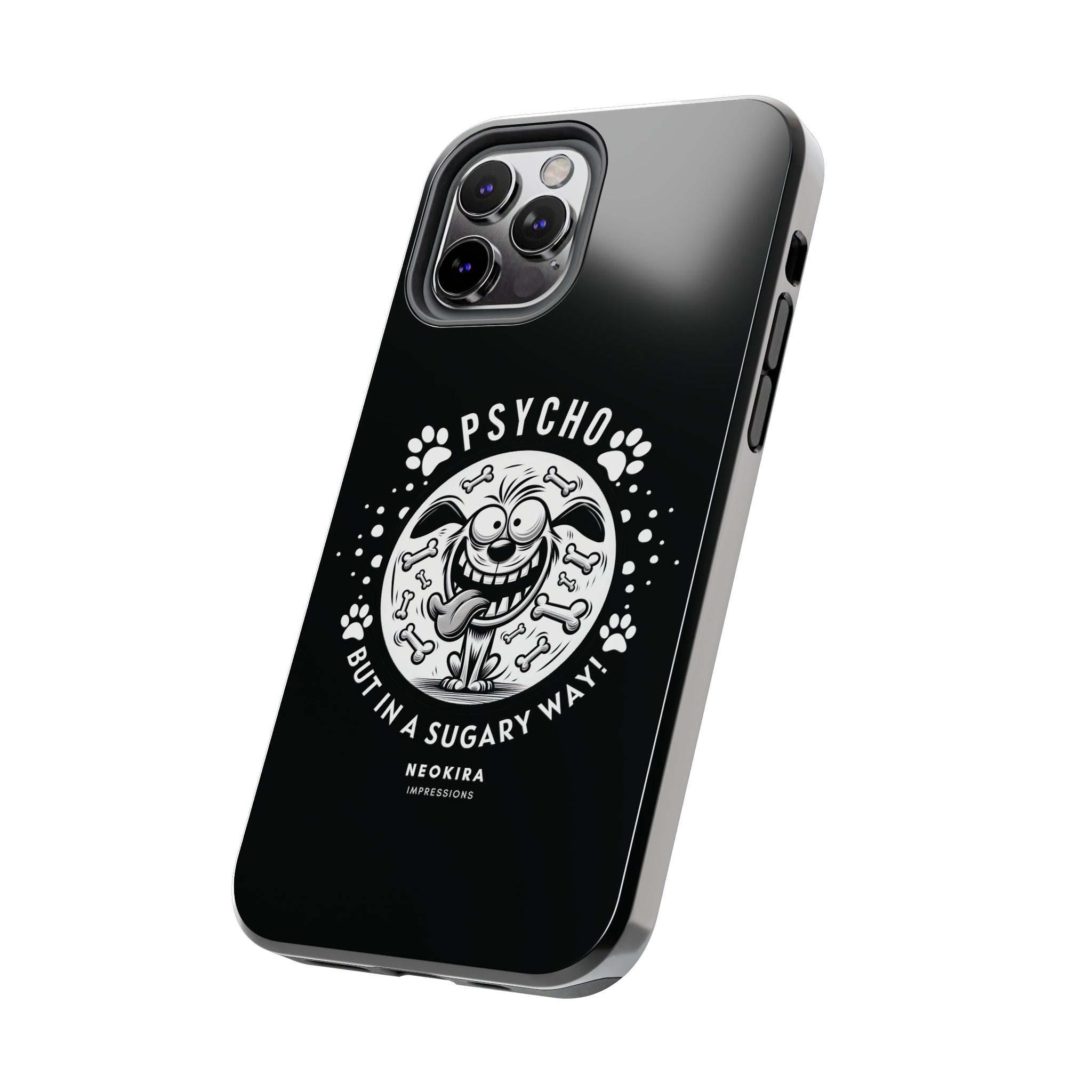 PSYCHO DOG... Tough Phone Cases Phone Case Printify   