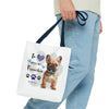 FRENCHIE Tote Bag Tote Bag Printify   