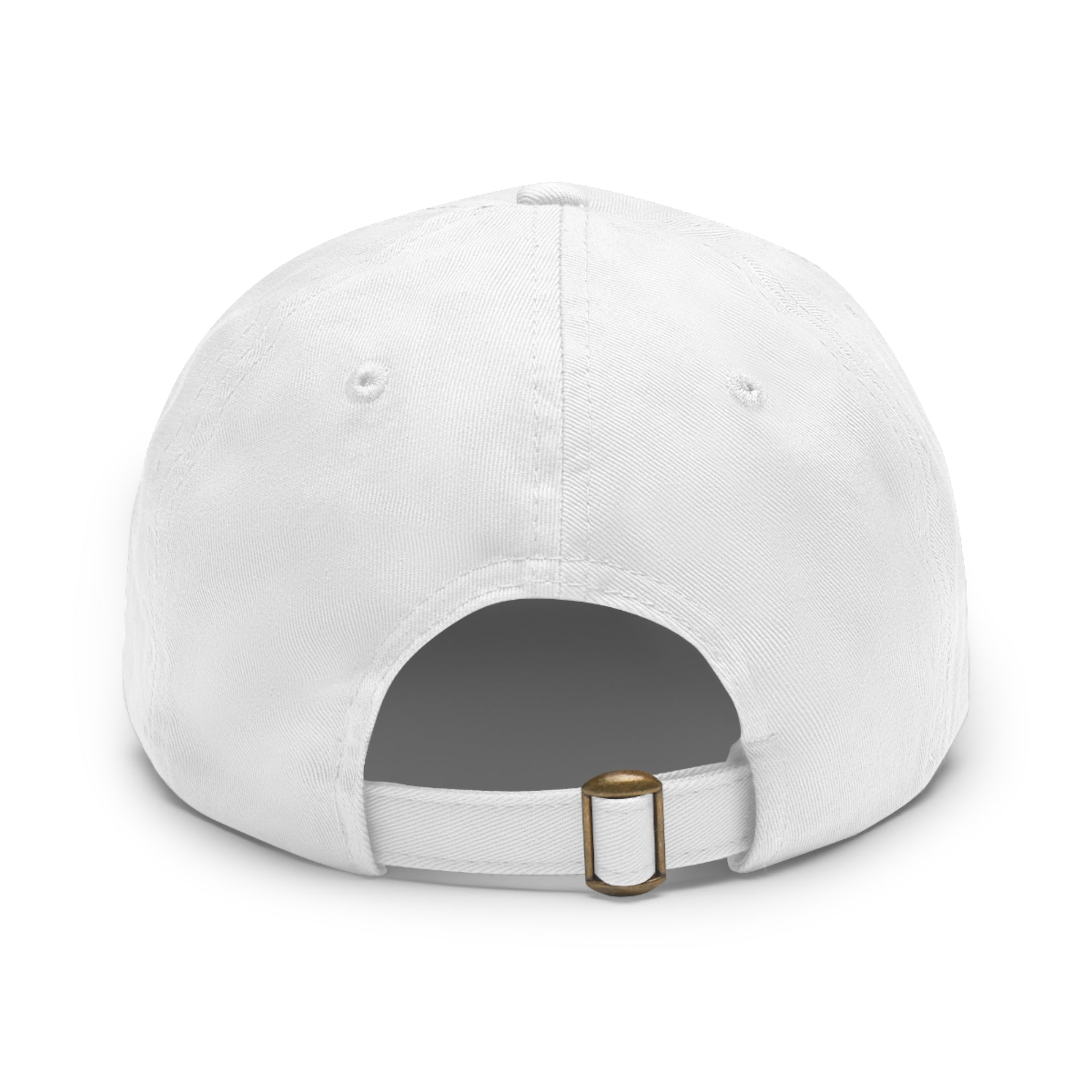 SOY DE AQUI Dad Hat with Leather Patch (Round) Caps Printify   