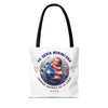 YO SERIA BORINCANA AUNQUE... Tote Bag Tote Bag Printify   