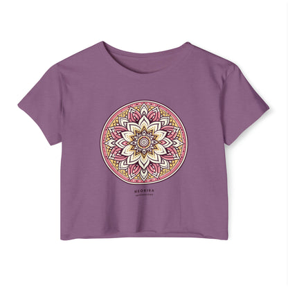 MANDALA Women's Festival Crop Top - NeoKira Unlimited