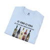 EL VINO ES VIDA Unisex Softstyle T-Shirt T-Shirt Printify   