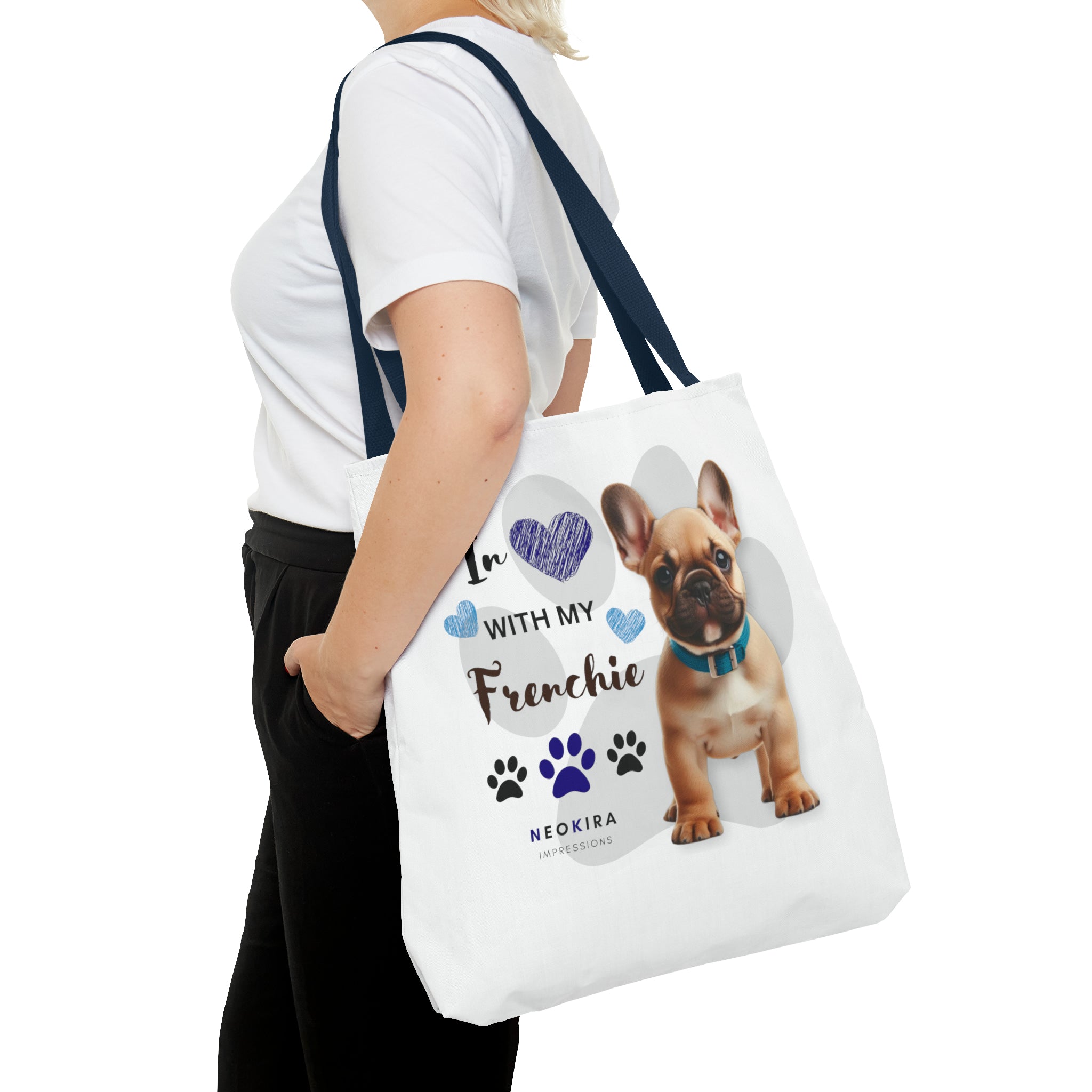 FRENCHIE Tote Bag Tote Bag Printify 18