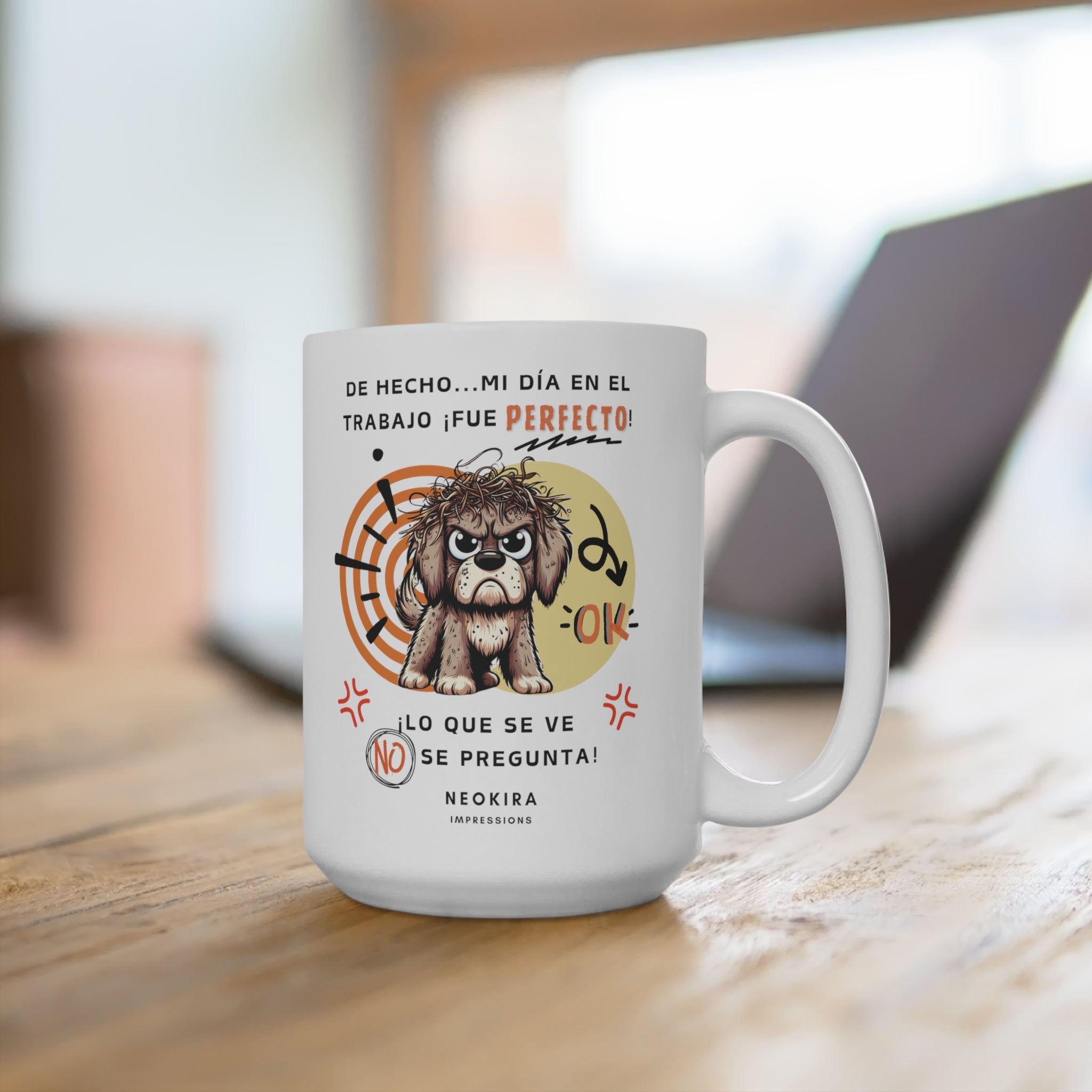 LO QUE SE VE NO SE PREGUNTA Mug 15oz 15oz Mug Printify 15oz  