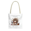 CUANDO ME LEVANTO Tote Bag Tote Bag Printify 13" × 13'' Beige 