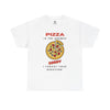 PIZZA IS THE ANSWER Unisex Heavy Cotton Tee T-Shirt Printify   