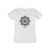 MANDALA The Boyfriend Tee for Women T-Shirt Printify Solid White S 