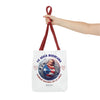 YO SERIA BORINCANA AUNQUE... Tote Bag Tote Bag Printify   