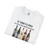 EL VINO ES VIDA Unisex Softstyle T-Shirt T-Shirt Printify   