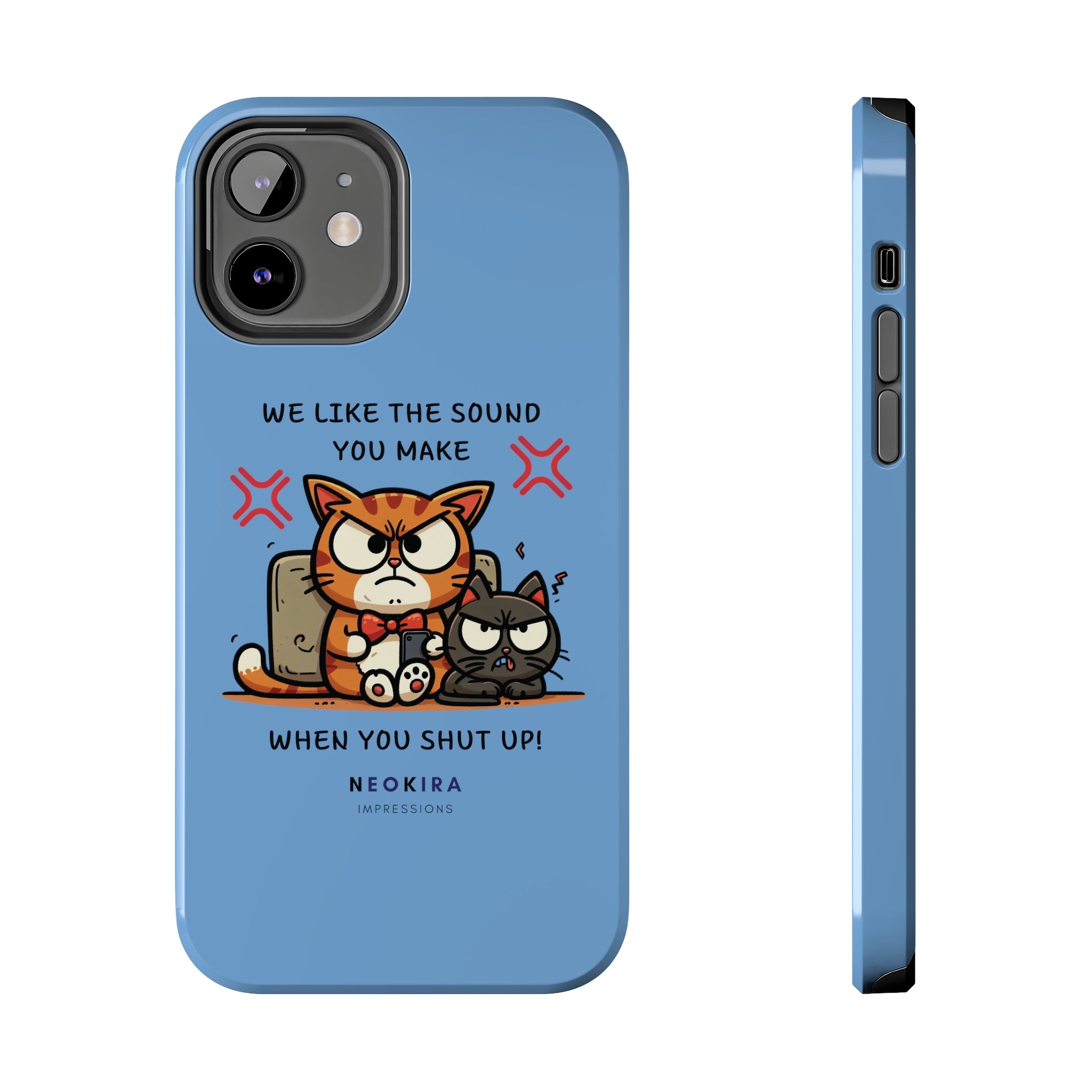 THE SOUND YOU MAKE (BLUE) Tough Phone Cases Phone Case Printify iPhone 12  