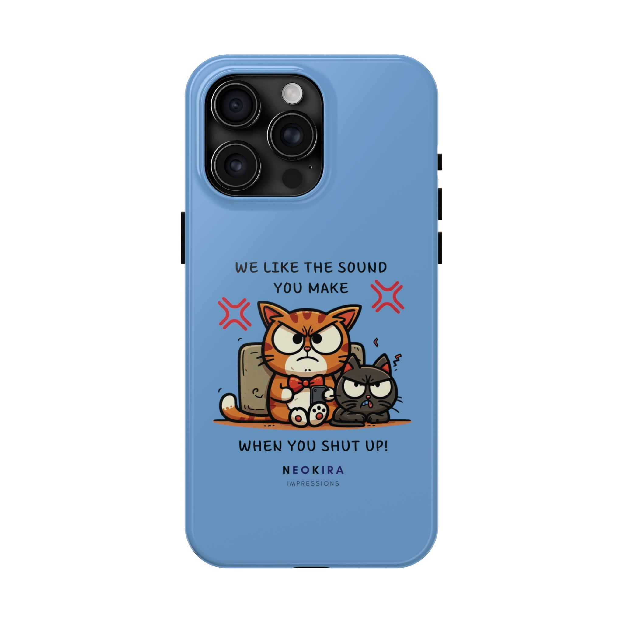 THE SOUND YOU MAKE (BLUE) Tough Phone Cases Phone Case Printify   