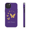 GOLDEN BUTTERFLIES Tough Phone Cases Phone Case Printify   