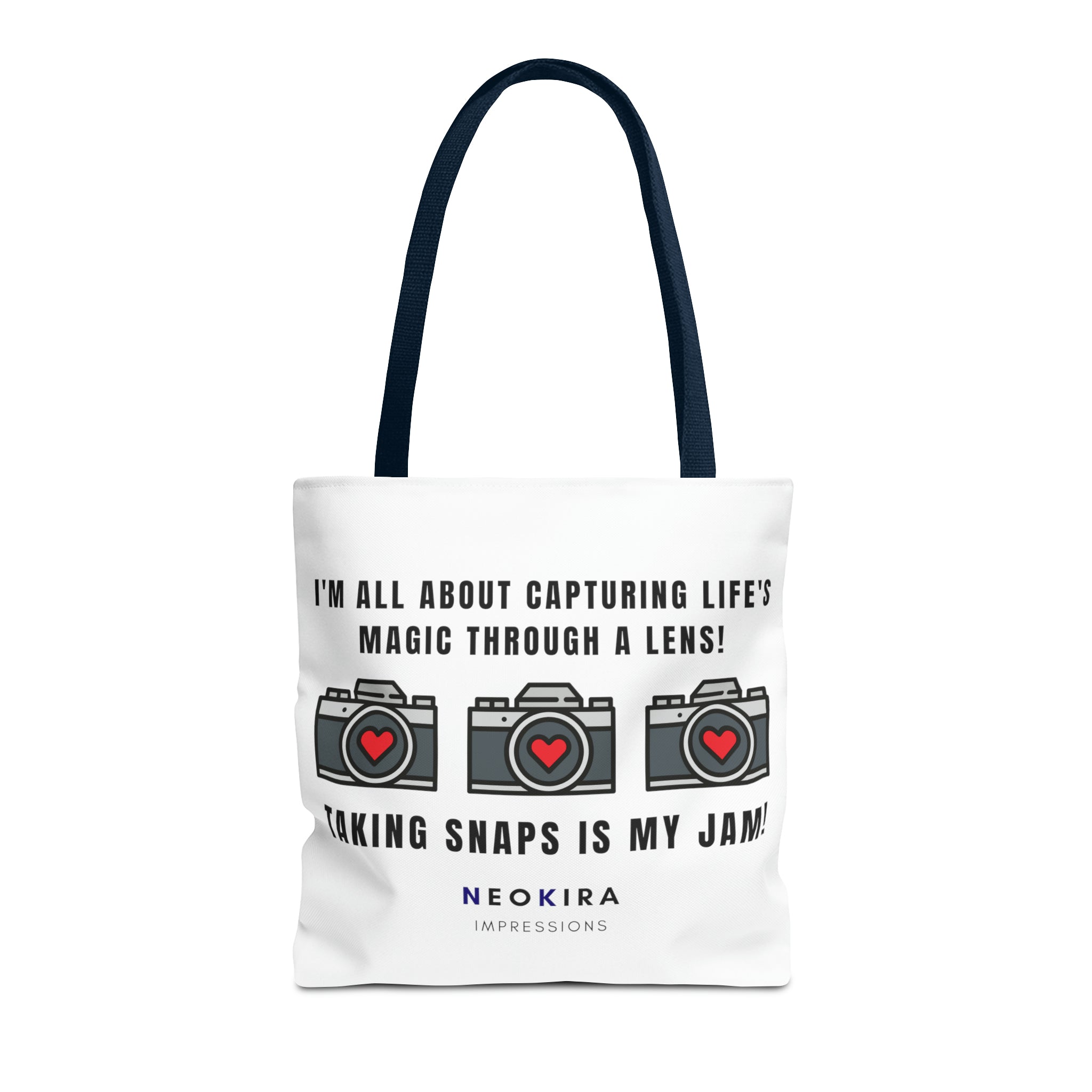 TAKING SNAPS IS MY JAM Tote Bag Tote Bag Printify 16