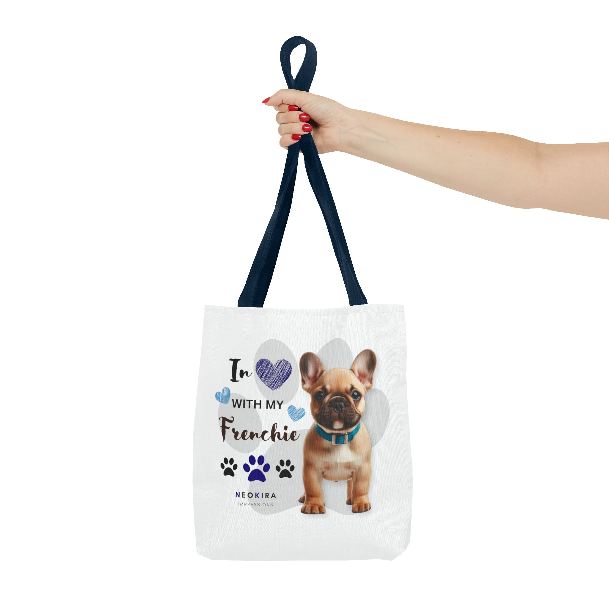 FRENCHIE Tote Bag Tote Bag Printify 13