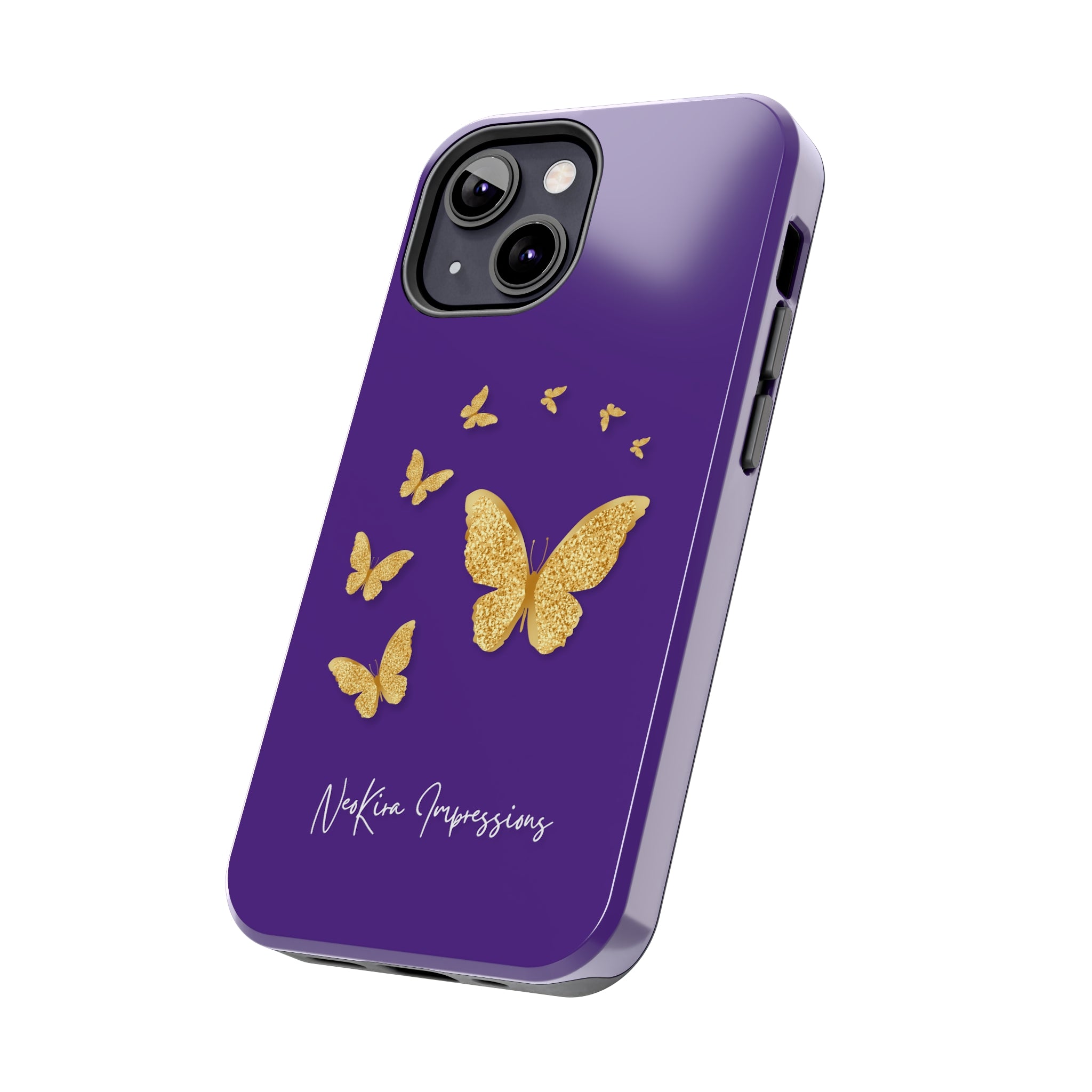 GOLDEN BUTTERFLIES Tough Phone Cases Phone Case Printify   