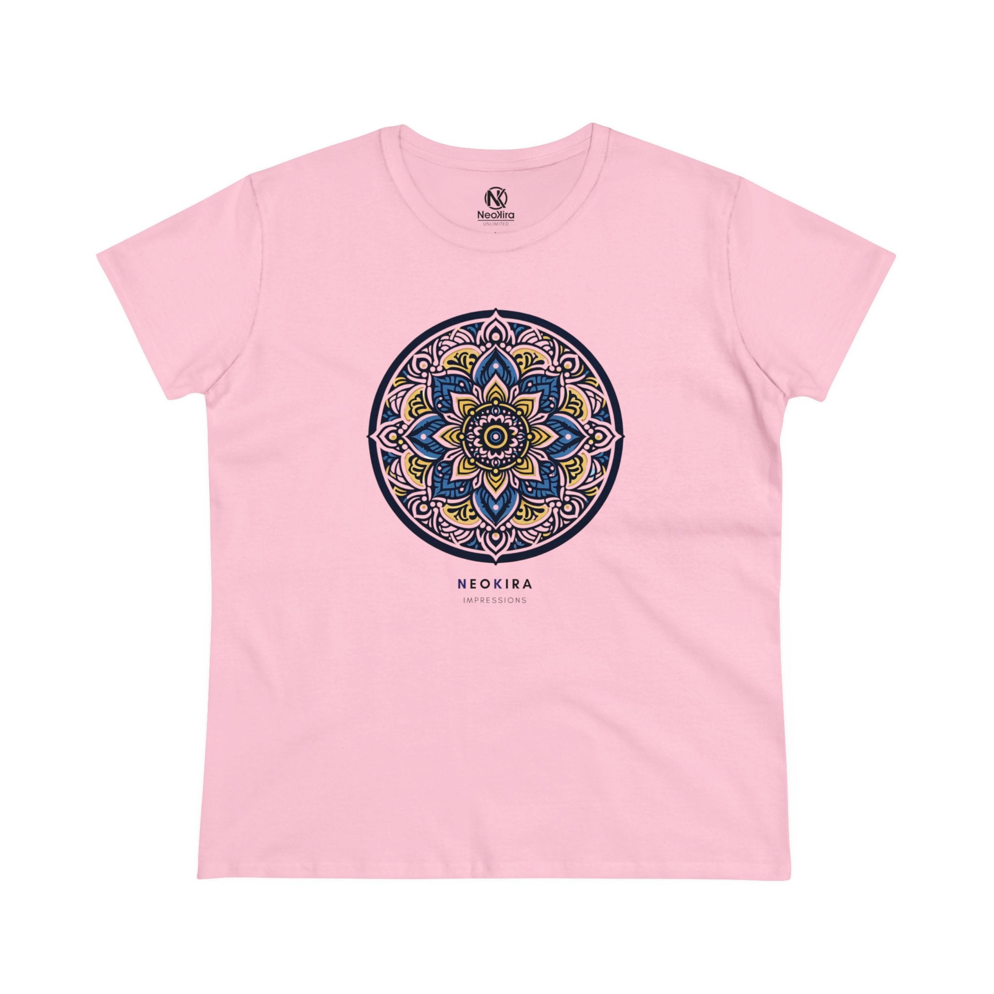 MANDALA Women's Midweight Cotton Tee - NeoKira Unlimited