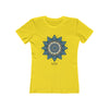 MANDALA The Boyfriend Tee for Women T-Shirt Printify Solid Vibrant Yellow S 