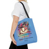 OBVIO QUE TODO ES NECESARIO (LIGHT BLUE) Tote Bag Tote Bag Printify   