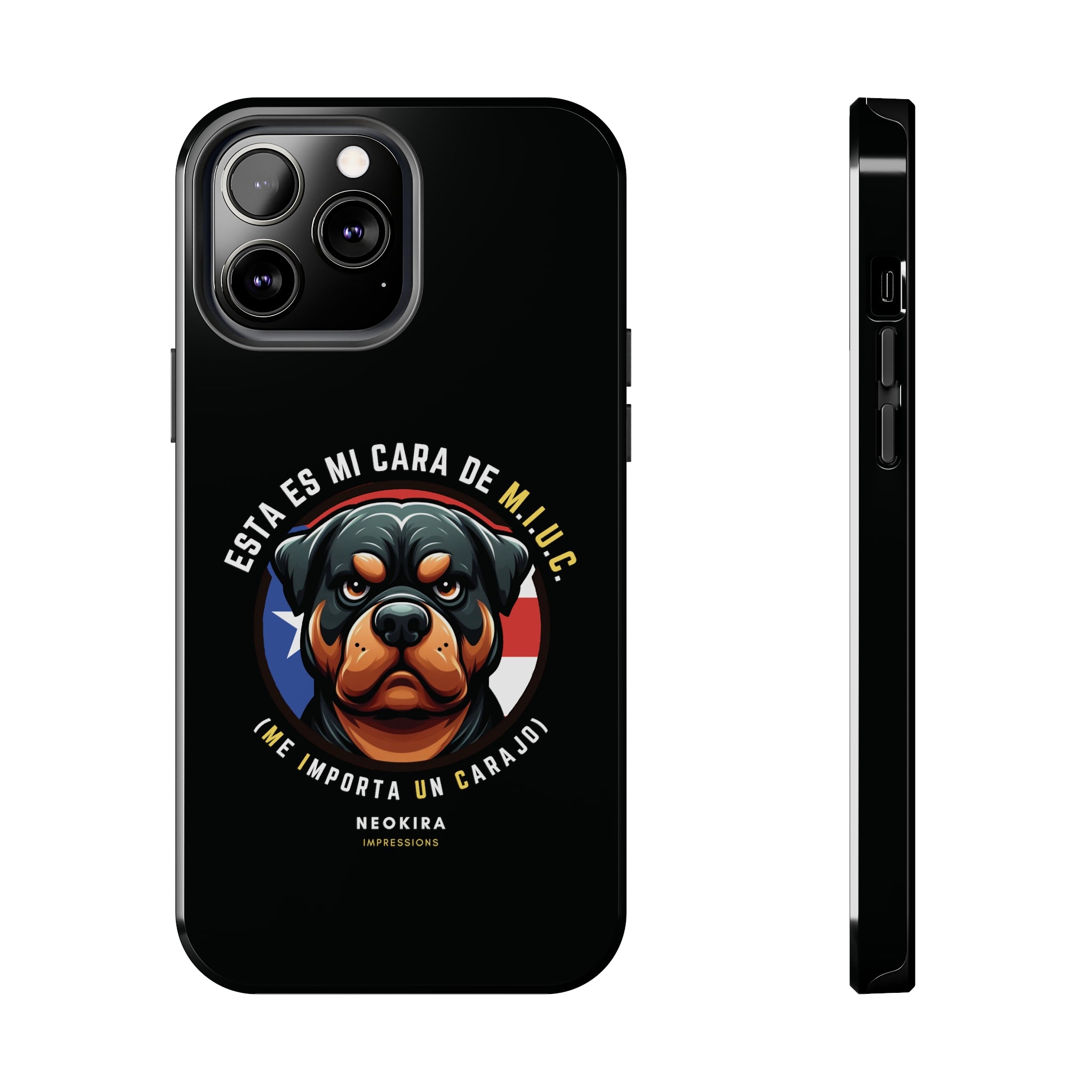 M.I.U.C. (BLACK) Tough Phone Cases Phone Case Printify   