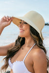 Bow Back Straw Bucket Hat Hats Aili's Corner   