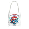 CAMARON QUE SE DUERME Tote Bag Tote Bag Printify 13" × 13'' White 