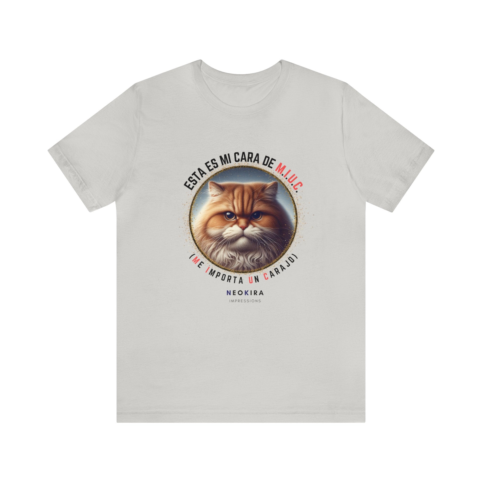 MIUC CAT Unisex Jersey Short Sleeve Tee T-Shirt Printify Silver XS 