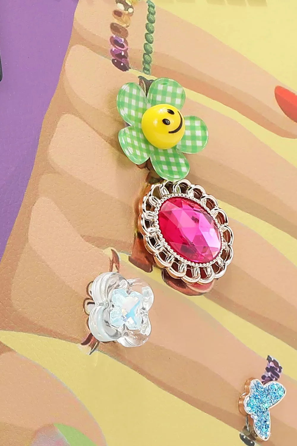 Nicole Lee USA Nail Polish Vegan Leather Handbag Pastel Chic - NeoKira Unlimited