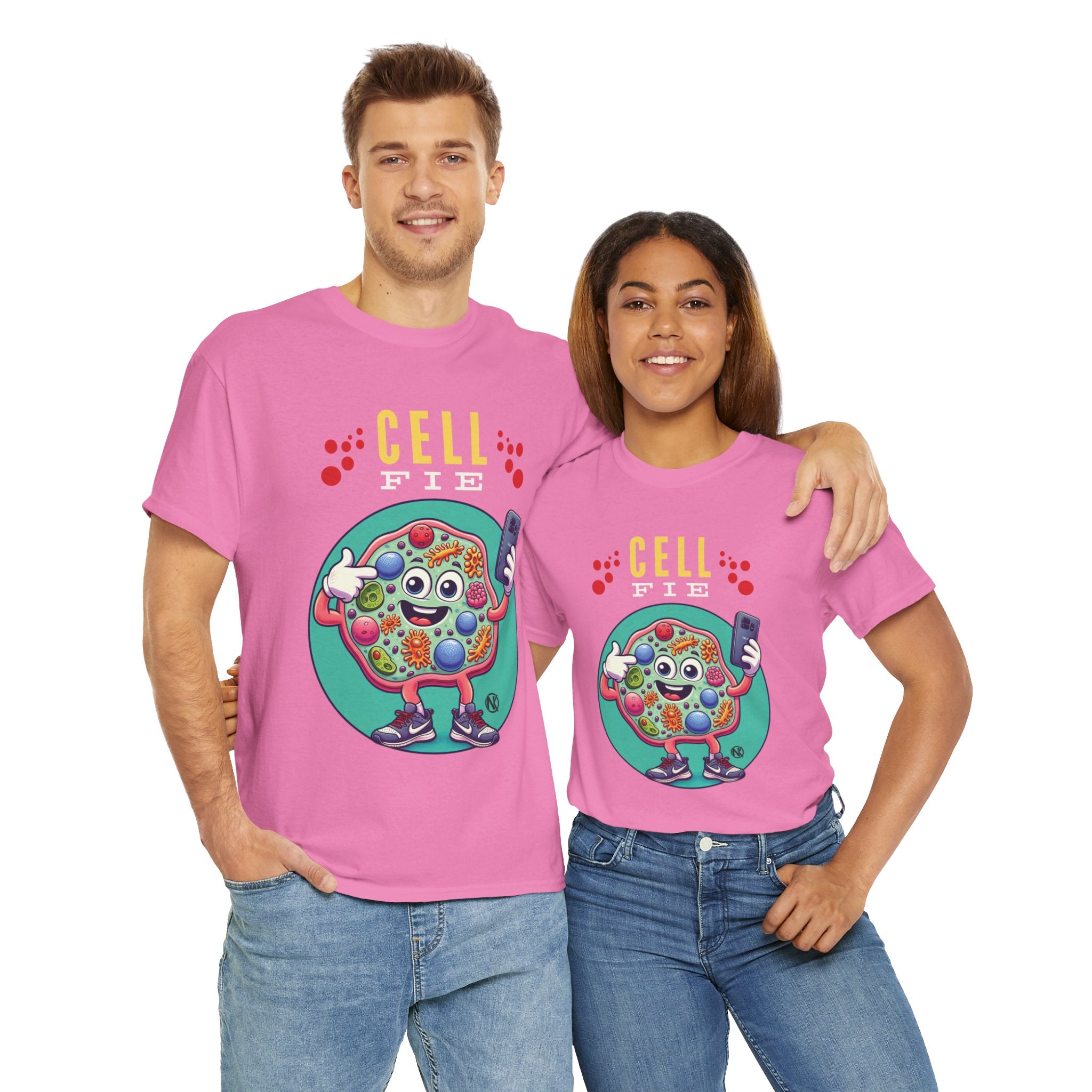 CELLFIE Unisex Heavy Cotton Tee T-Shirt Printify   