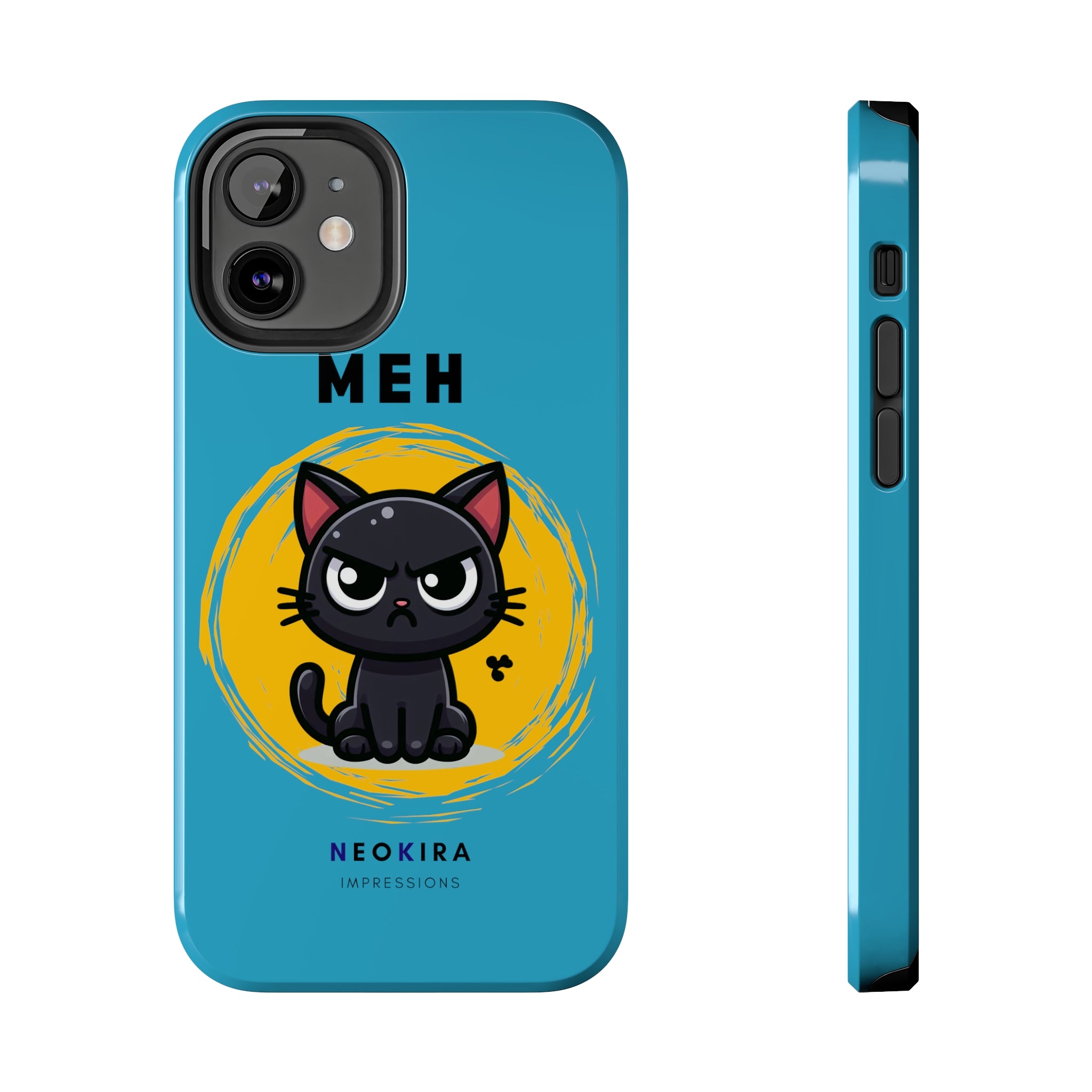 MEH (BLUE) Tough Phone Cases Phone Case Printify   