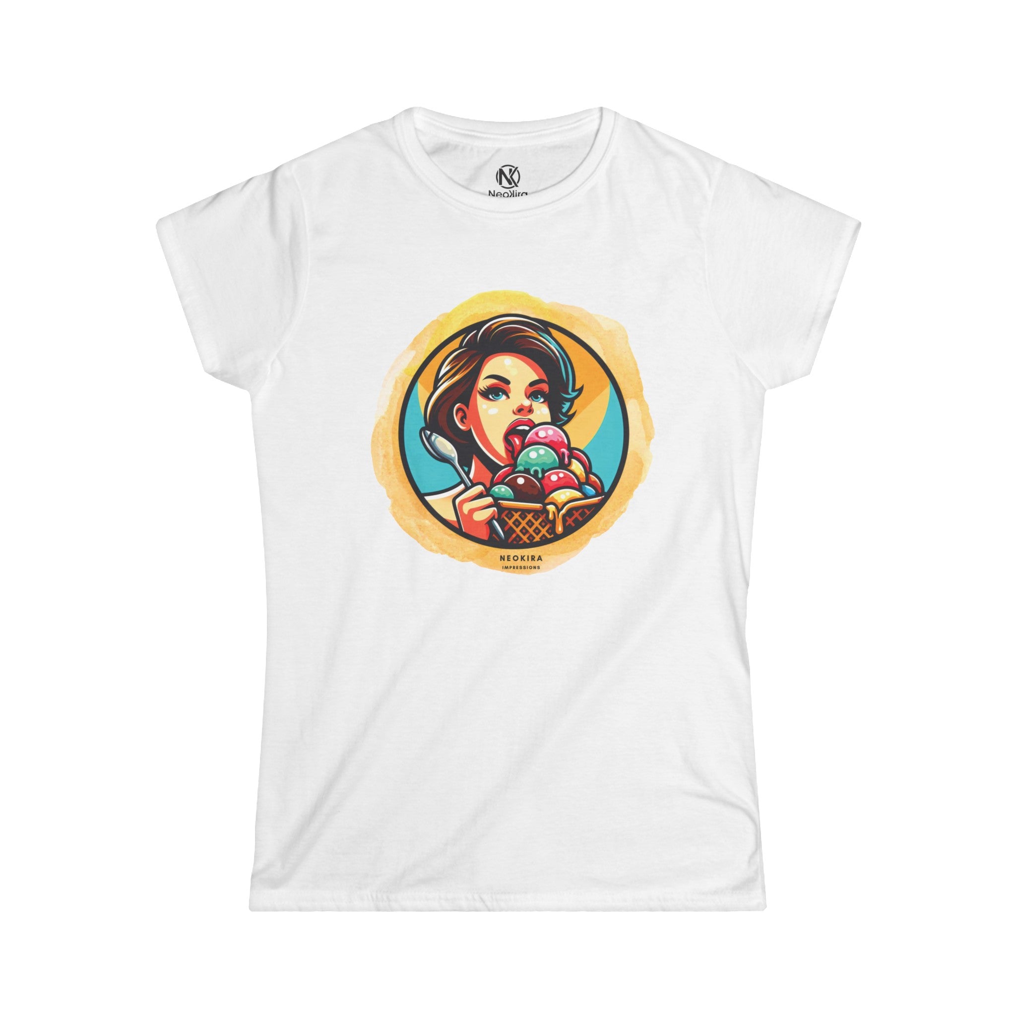 ICE CREAM Women's Softstyle Tee T-Shirt Printify White S 