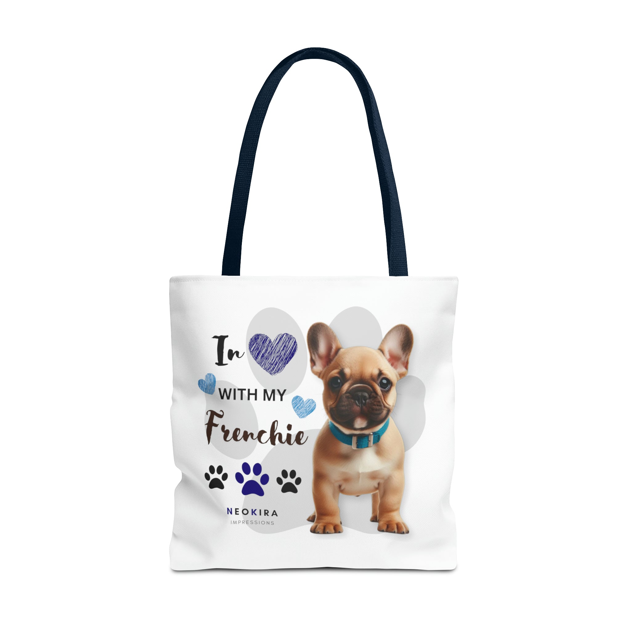 FRENCHIE Tote Bag Tote Bag Printify   