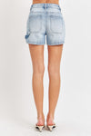 Risen Full Size High Rise Denim Shorts Denim Shorts Trendsi   