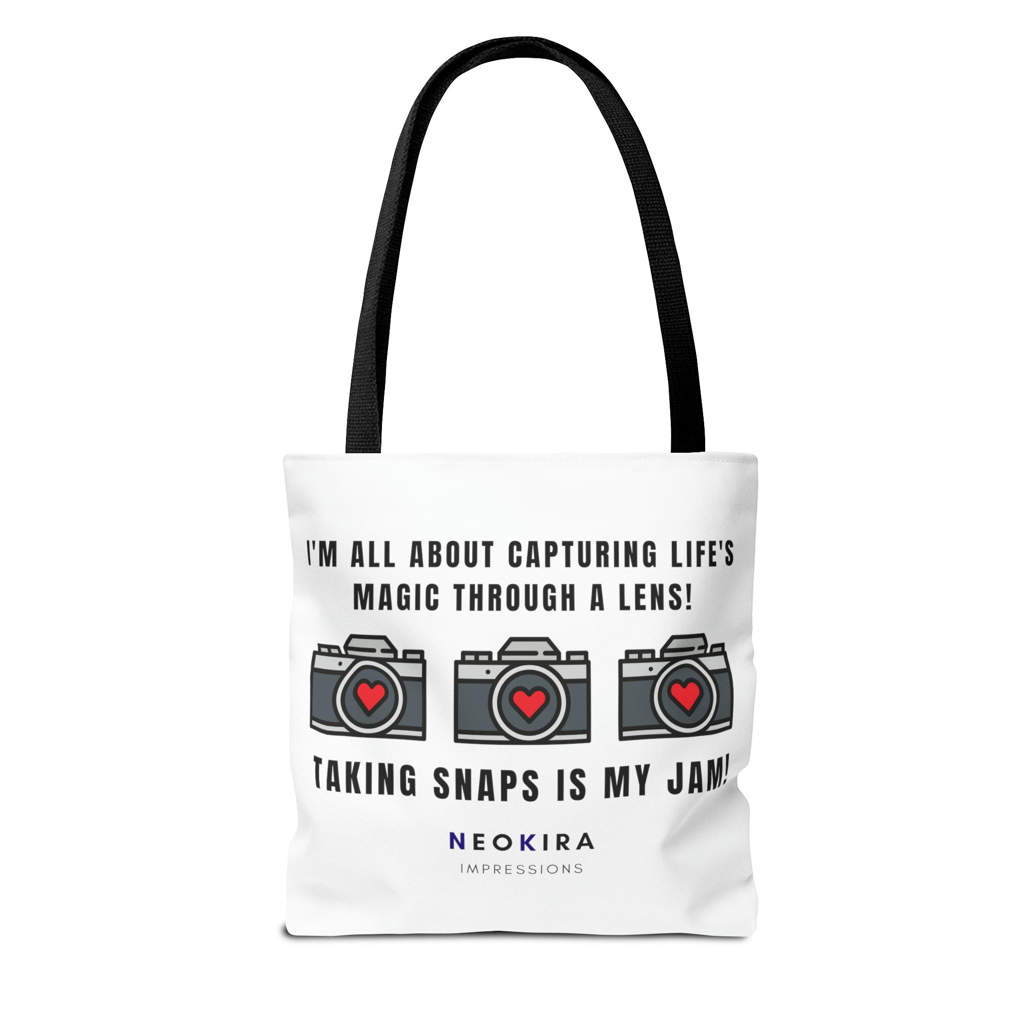 TAKING SNAPS IS MY JAM Tote Bag Tote Bag Printify   