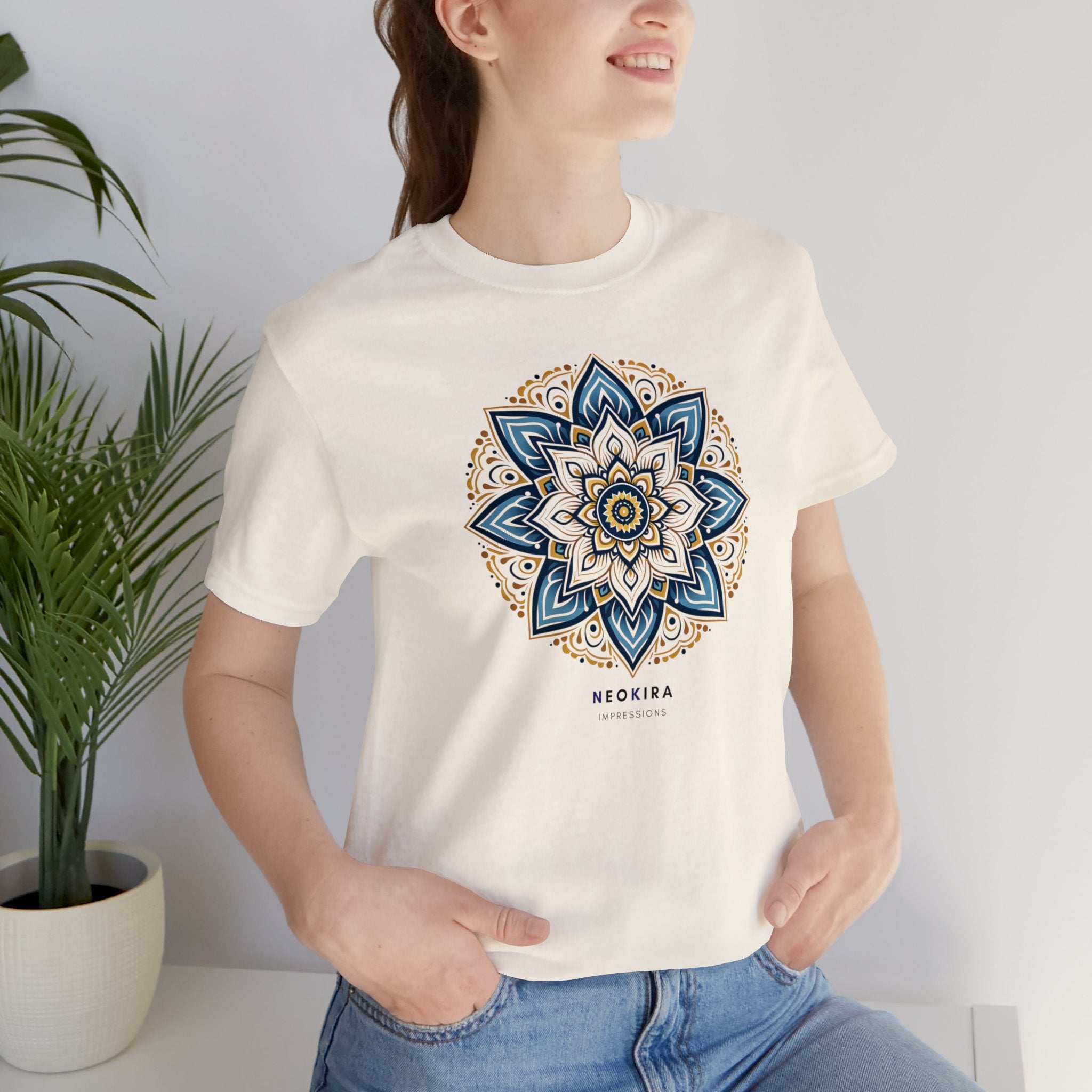 MANDALA Unisex Jersey Short Sleeve Tee T-Shirt Printify   