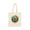 BUTTERFLY  Cotton Canvas Tote Bag Tote Bag Printify Natural 15" x 16" 