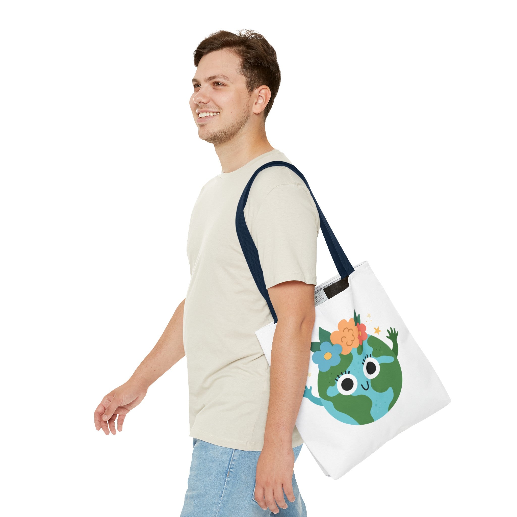 EARTH Tote Bag (AOP) Tote Bag Printify   