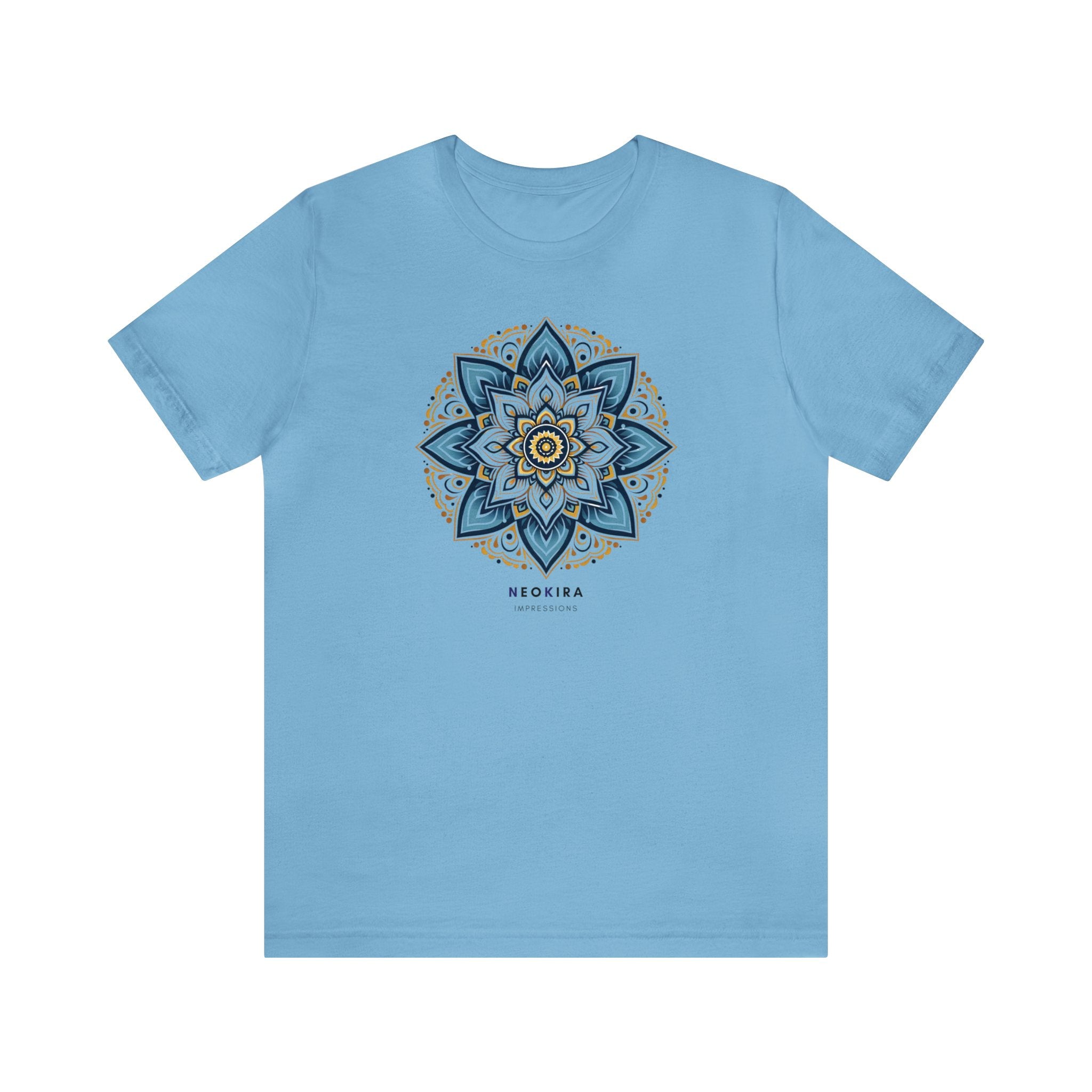 MANDALA Unisex Jersey Short Sleeve Tee T-Shirt Printify Ocean Blue XS 