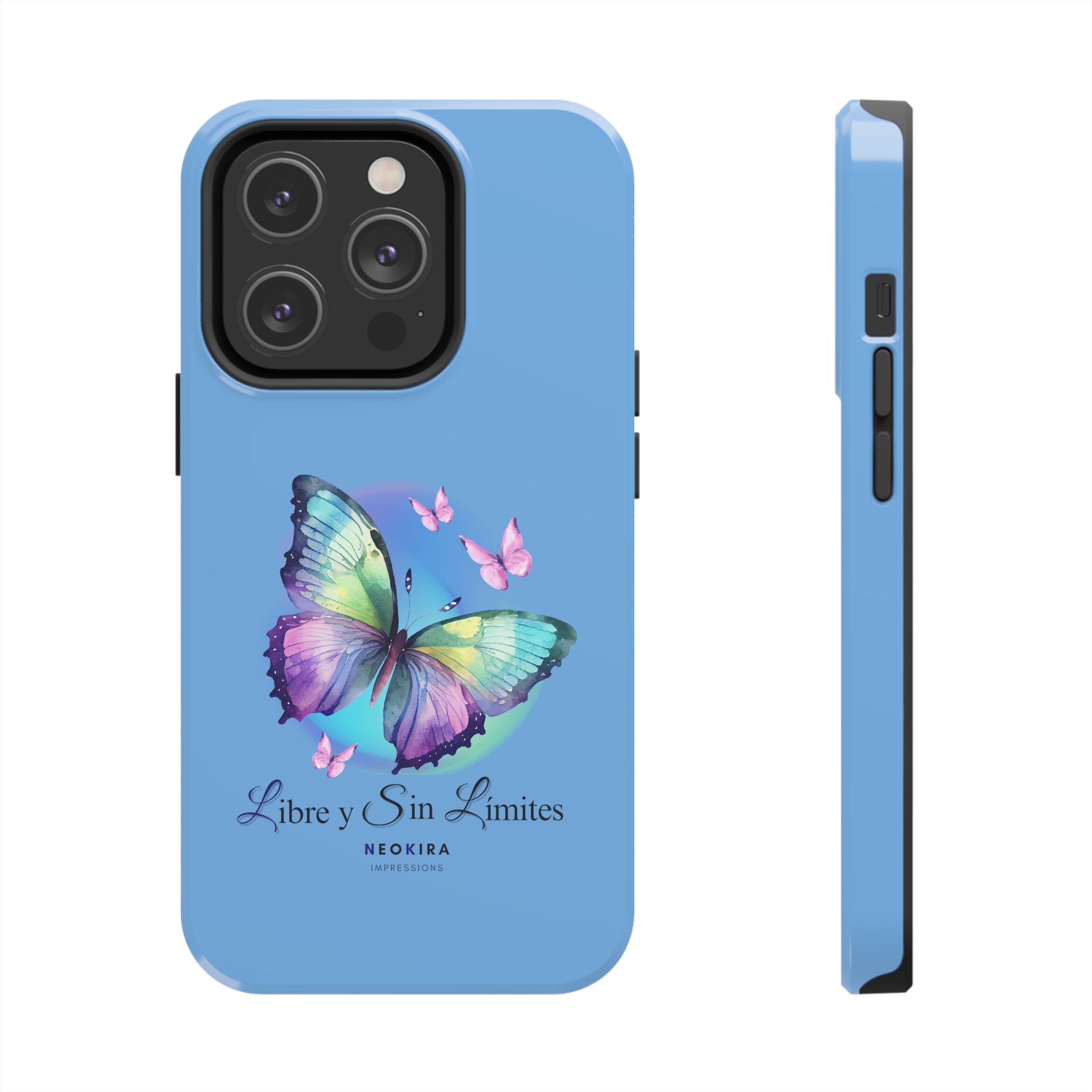 LIBRE Y SIN LIMITES (BLUE) Tough Phone Cases Phone Case Printify   