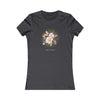 BUTTERFLIES AND FLOWERS  Women's Favorite Tee T-Shirt Printify S Dark Grey 