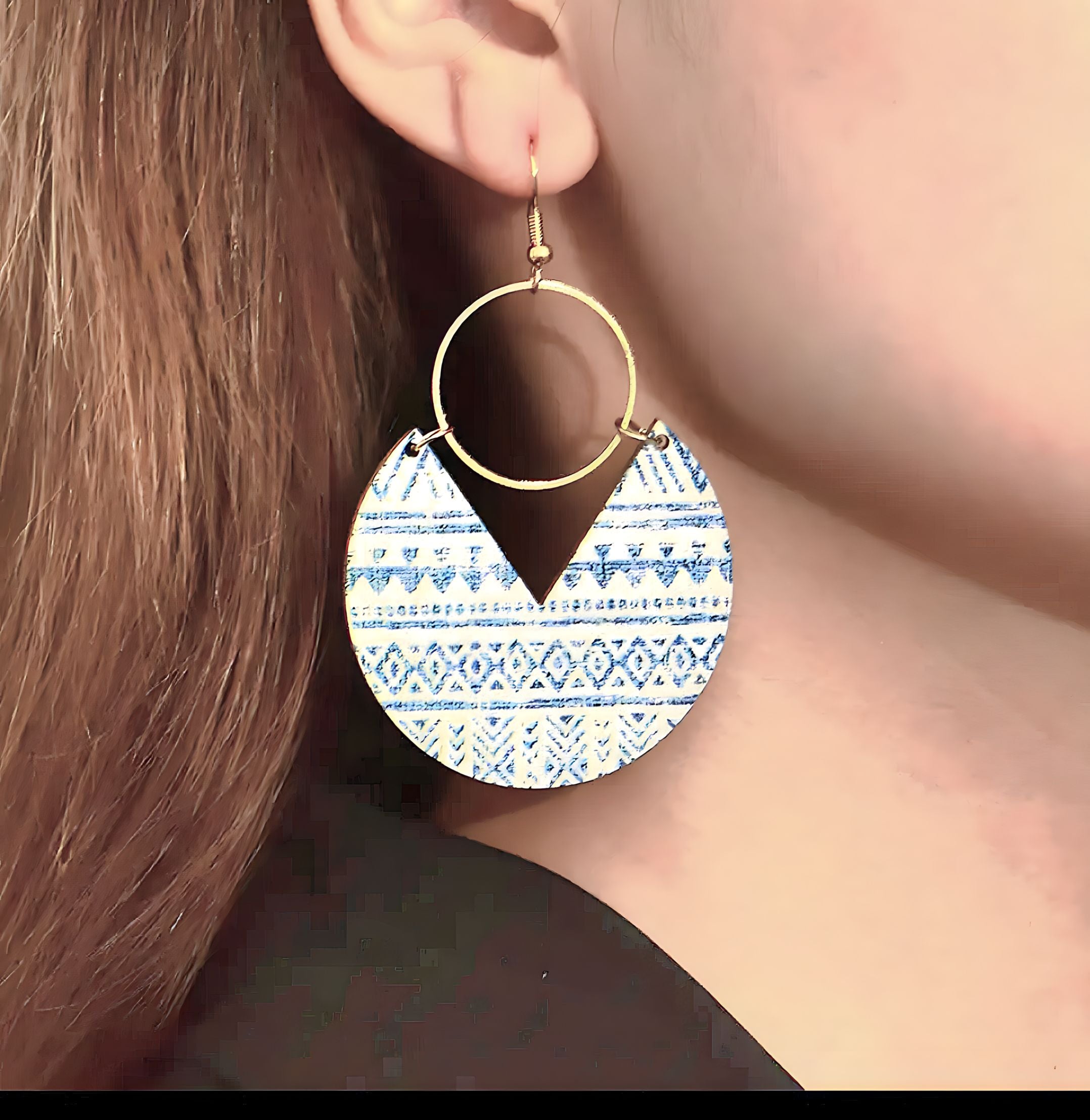 AZURE Statement Earrings NeoKira Unlimited   