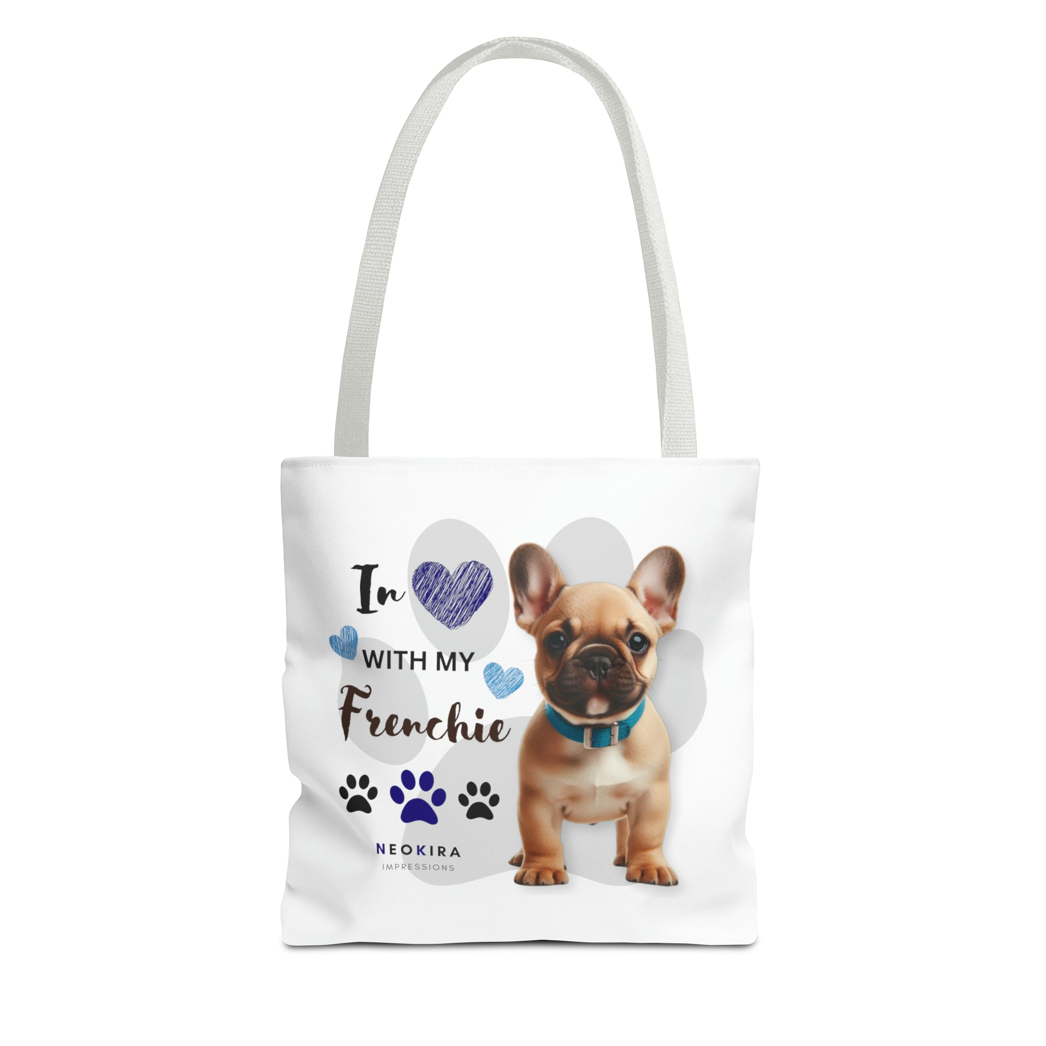 FRENCHIE Tote Bag Tote Bag Printify   