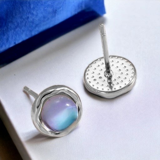 MY LITTLE MOONS Stud Earrings NeoKira Unlimited Silver  