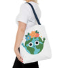 EARTH Tote Bag (AOP) Tote Bag Printify   